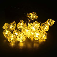 Load image into Gallery viewer, 20 LEDs Romantic Diamond LED Strip Solar Powered