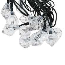 Load image into Gallery viewer, 20 LEDs Romantic Diamond LED Strip Solar Powered