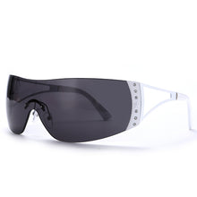 Load image into Gallery viewer, Retro Sunglasses Luxury Oversized Wrap Around