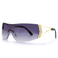 Load image into Gallery viewer, Retro Sunglasses Luxury Oversized Wrap Around