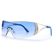 Load image into Gallery viewer, Retro Sunglasses Luxury Oversized Wrap Around