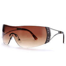 Load image into Gallery viewer, Retro Sunglasses Luxury Oversized Wrap Around
