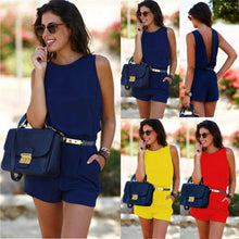 Load image into Gallery viewer, Sexy Romper Short Sleeve Round Neck