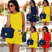Load image into Gallery viewer, Sexy Romper Short Sleeve Round Neck