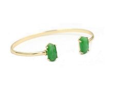 Load image into Gallery viewer, New Copper Small Cat Stone Bangles Adjust Cuff Bangles For Women