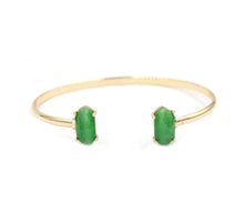 Load image into Gallery viewer, New Copper Small Cat Stone Bangles Adjust Cuff Bangles For Women