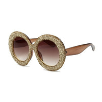 Luxury Oversized Sunglasses Women Vintage Rhinestones Sun