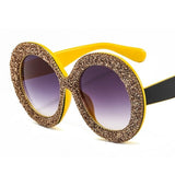 Luxury Oversized Sunglasses Women Vintage Rhinestones Sun