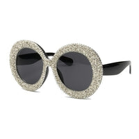 Luxury Oversized Sunglasses Women Vintage Rhinestones Sun