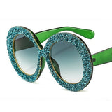 Luxury Oversized Sunglasses Women Vintage Rhinestones Sun