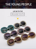 Luxury Oversized Sunglasses Women Vintage Rhinestones Sun