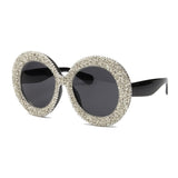 Luxury Oversized Sunglasses Women Vintage Rhinestones Sun