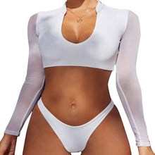 Load image into Gallery viewer, Summer Sexy Letter Solid Patchwork Underwear Women Set Women