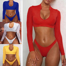 Load image into Gallery viewer, Summer Sexy Letter Solid Patchwork Underwear Women Set Women