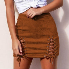 Load image into Gallery viewer, fashion trend hot models women models Faux Leather Women Bandage