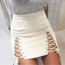 Load image into Gallery viewer, fashion trend hot models women models Faux Leather Women Bandage