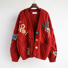 Load image into Gallery viewer, Cardigan Warm Knitted Sweater Jacket Pocket