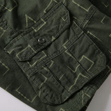 Load image into Gallery viewer, Brand Cargo Shorts Men Geometric Print Casual Cotton Tactical