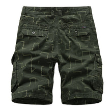 Load image into Gallery viewer, Brand Cargo Shorts Men Geometric Print Casual Cotton Tactical