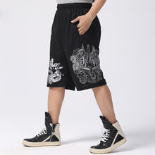 Load image into Gallery viewer, Fashion Summer Hip Hop Plus Size Loose Drawstring Male Streetwear