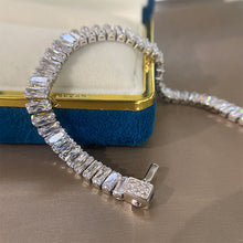 Load image into Gallery viewer, Hot selling full Zircon bracelet for women White Gold color