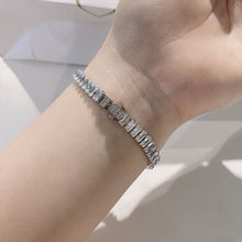 Load image into Gallery viewer, Hot selling full Zircon bracelet for women White Gold color