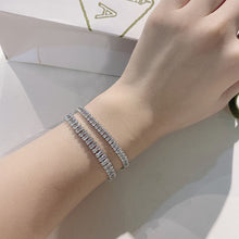 Load image into Gallery viewer, Hot selling full Zircon bracelet for women White Gold color