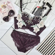 Load image into Gallery viewer, New High Quality Women Underwear Set And B Cup Bra Panty Set
