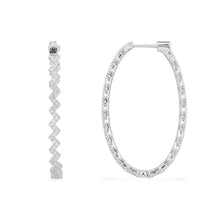 Load image into Gallery viewer, New High quality Ladies Earrings Serrated Luxury Brand Hoop