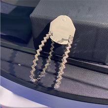 Load image into Gallery viewer, New High quality Ladies Earrings Serrated Luxury Brand Hoop