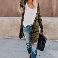 Load image into Gallery viewer, New Streetwear Women Long Sleeve Cardigan Leopard Kimono Shawl - Sophornlilly