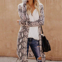 Load image into Gallery viewer, New Streetwear Women Long Sleeve Cardigan Leopard Kimono Shawl - Sophornlilly