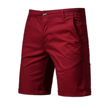 Load image into Gallery viewer, New Summer 100% Cotton Solid Shorts Men High Quality Casual