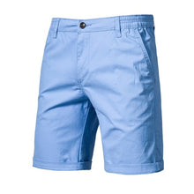 Load image into Gallery viewer, New Summer 100% Cotton Solid Shorts Men High Quality Casual