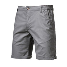 Load image into Gallery viewer, New Summer 100% Cotton Solid Shorts Men High Quality Casual