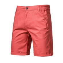Load image into Gallery viewer, New Summer 100% Cotton Solid Shorts Men High Quality Casual