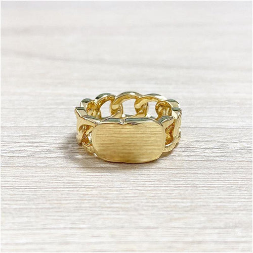 New Twisted Copper Wedding Ring Cd Gold Ring For Women Simple - Sophornlilly