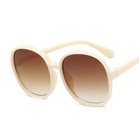 Classic Vintage Sunglasses Women Oversized Round Frame