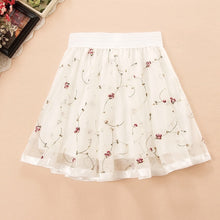 Load image into Gallery viewer, Spring New Eugen Tutu Skirt High Waist Lace Yarn Pleated Mini