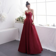 Load image into Gallery viewer, Women's Gradient Evening Dresses Sequin V Neck Contrast