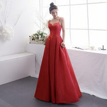 Load image into Gallery viewer, Women's Gradient Evening Dresses Sequin V Neck Contrast