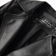 Load image into Gallery viewer, Genuine Leather Jacket Autumn Slim