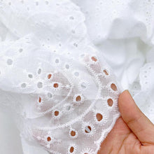 Load image into Gallery viewer, Summer New Women Hollow Embroidery Casual Skirt Solid Color