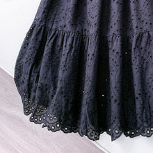 Load image into Gallery viewer, Summer New Women Hollow Embroidery Casual Skirt Solid Color