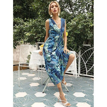 Load image into Gallery viewer, New Print Open Back Bandage Dress - Sophornlilly