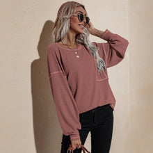 Load image into Gallery viewer, Autumn And Winter New Style Coat O neck Pullover Solid Color