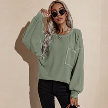 Load image into Gallery viewer, Autumn And Winter New Style Coat O neck Pullover Solid Color