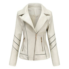 Load image into Gallery viewer, Autumn Faux Leather Jacket Women Oversized Boyfriend Style