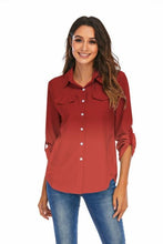 Load image into Gallery viewer, Casual Blouse Women Shirt Long