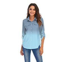 Load image into Gallery viewer, Casual Blouse Women Shirt Long